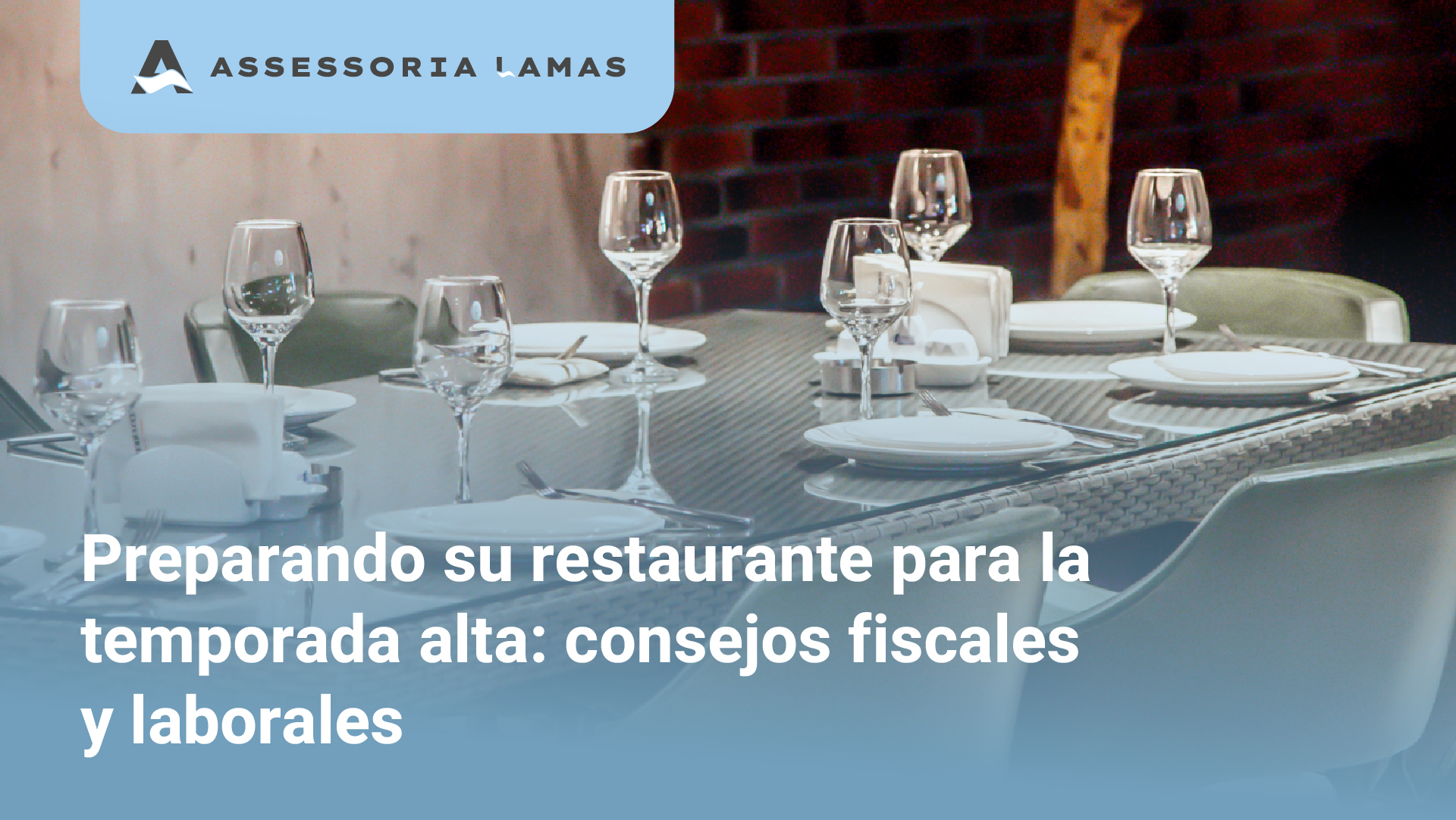 preparar restaurante temporada alta